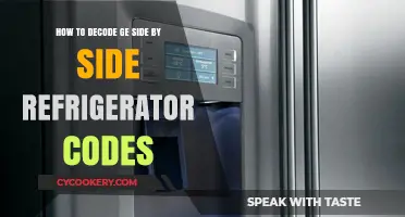 Decoding GE Side-by-Side Refrigerator Codes: A Comprehensive Guide