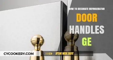 Creative Ways to Decorate Your GE Refrigerator Door Handles Stylishly