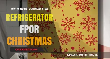 Festive Flair: Decorating Your Stainless Steel Fridge for Christmas
