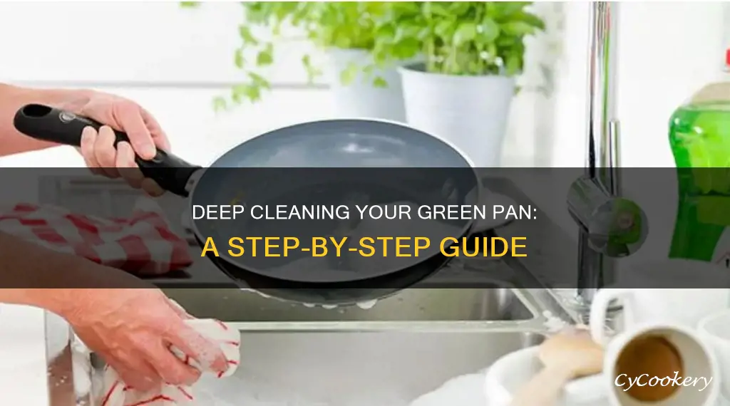 how to deep clean a green pan