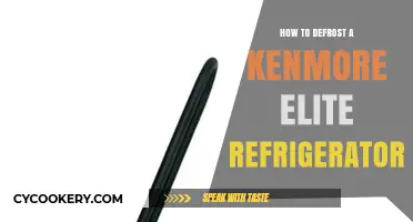 Quick Guide: Defrosting Your Kenmore Elite Refrigerator Safely and Efficiently