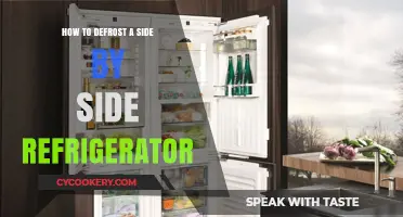 Efficiently Defrosting Your Side-by-Side Refrigerator: A Step-by-Step Guide