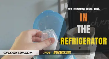 Safely Defrosting Breast Milk in the Refrigerator: A Step-by-Step Guide