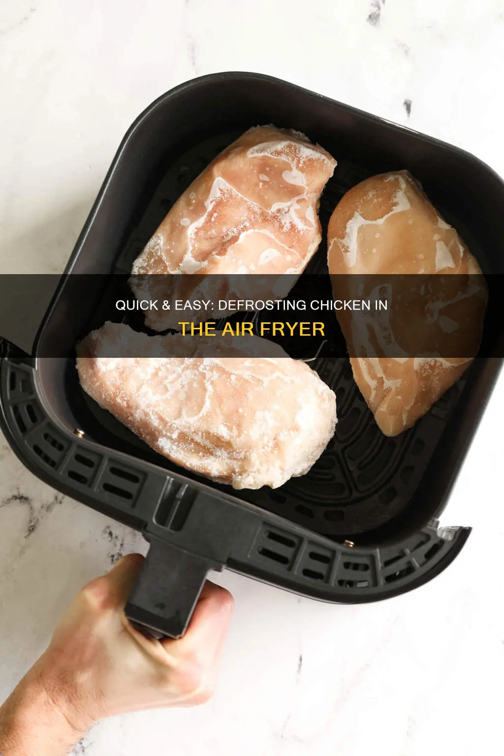 how to defrost cooked chicken in air fryer