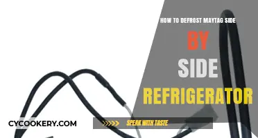 Efficient Defrosting: A Guide for Maytag Side-by-Side Refrigerators