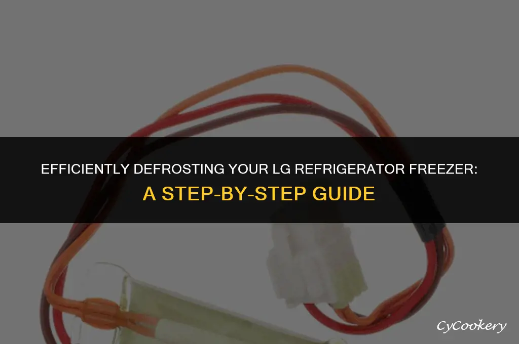 how to defrost my lg refrigerator