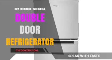 Quick Guide to Safely Defrosting Your Whirlpool Double Door Fridge
