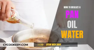 Deglazing a Pan: Oil, Water, and the Perfect Sauce