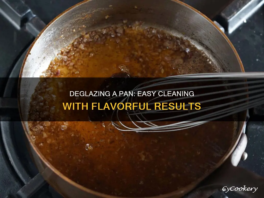 how to deglaze a pan to clean it