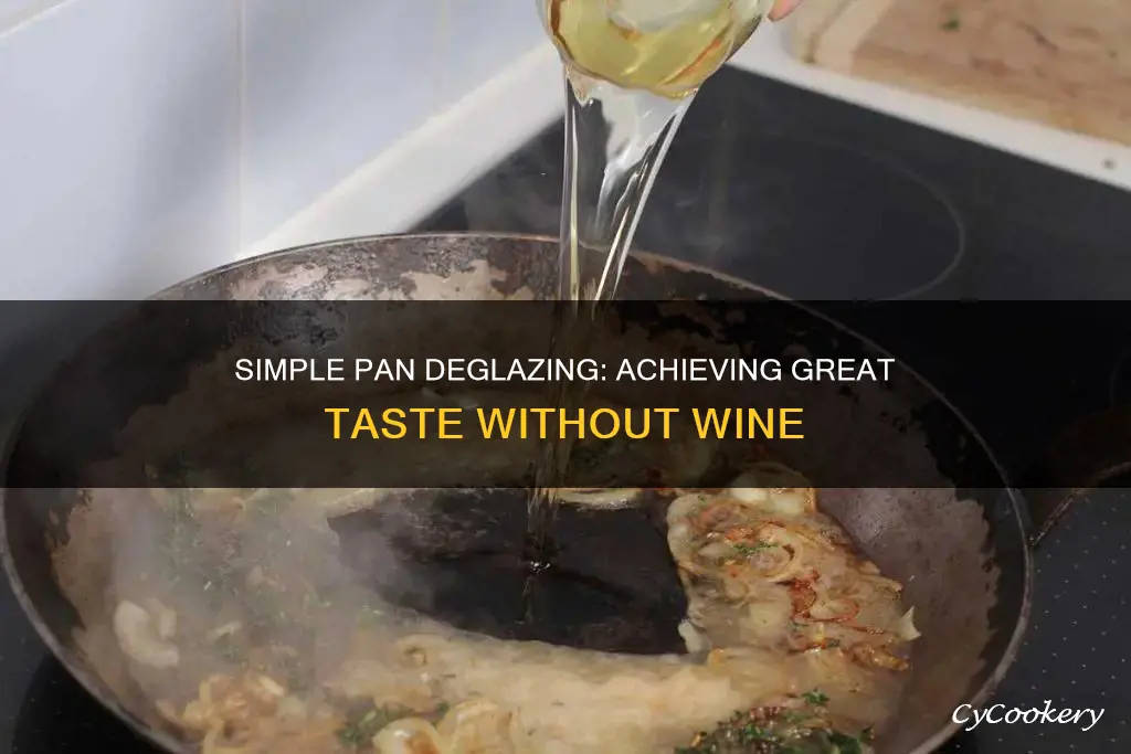 how to deglaze pan without wine