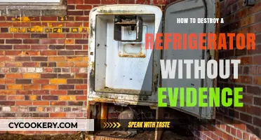 Discreet Fridge Disposal: Stealthy Methods to Eliminate Evidence-Free