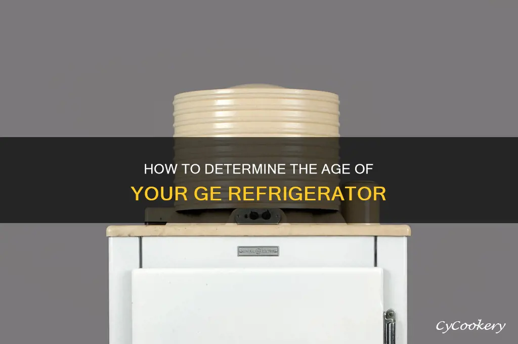 how to determine age of ge refrigerator