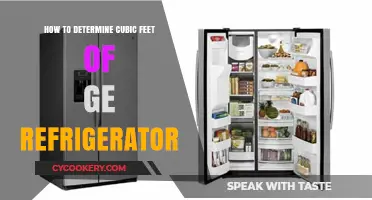 Calculating Cubic Feet: A Guide for GE Refrigerators