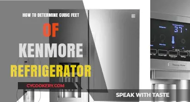 Calculating Cubic Feet: A Guide for Kenmore Refrigerators