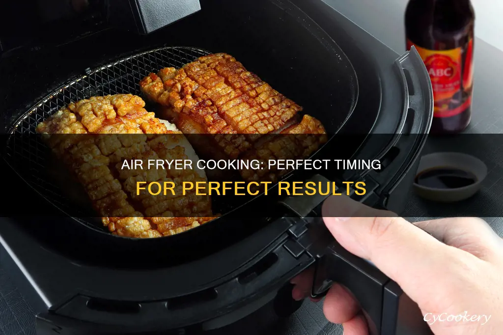 how to determine how long to cook in air fryer