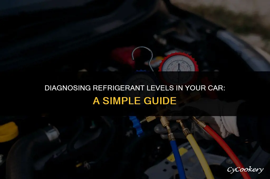 how to diagnose refrigerant level in your car
