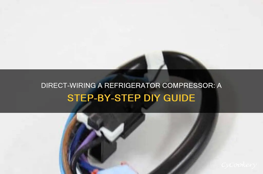 how to dirent-wire a refrigerator compressor