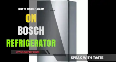 Quick Guide: Disabling the Alarm on Your Bosch Refrigerator