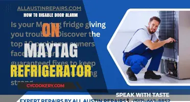 Silencing the Beep: Disabling Door Alarm on Maytag Refrigerators