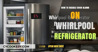 Silencing the Beep: Disabling Door Alarm on Whirlpool Fridge