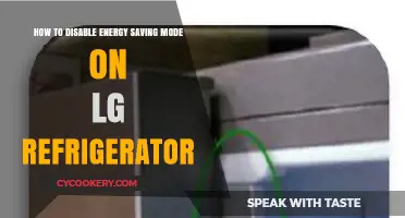 Keep Your LG Fridge Running: Disable Energy Saving Mode Easily