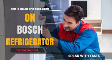 Silencing the Open Door Alarm on Your Bosch Fridge: A Simple Guide