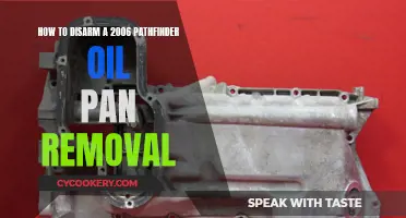 Disarming 2006 Pathfinder: Oil Pan Removal Simplified