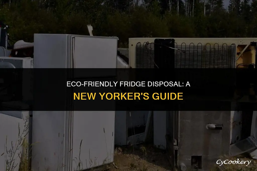 how to discard of a refrigerator in nyc