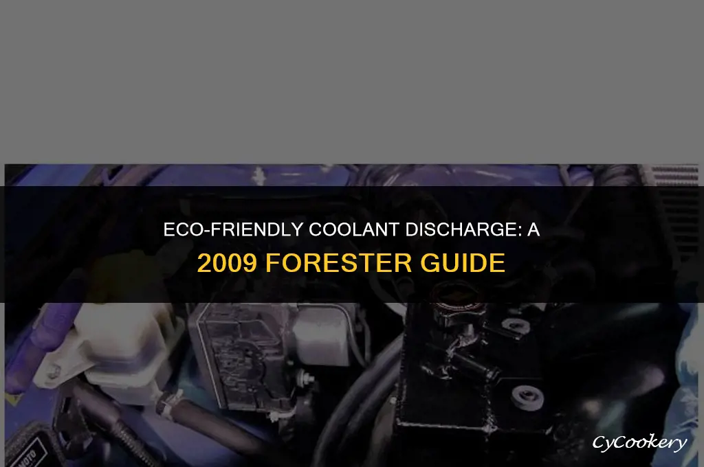 how to dischard coolant the refrigerant discharged 2009 forester