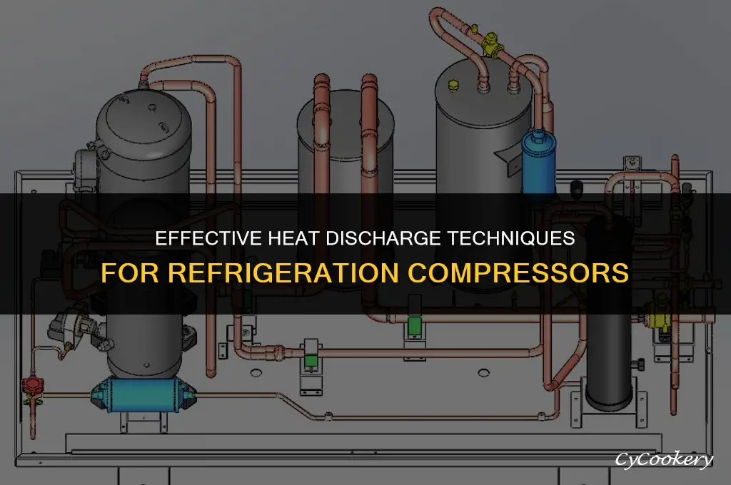 how to discharge the heat from a refrigeration compressor