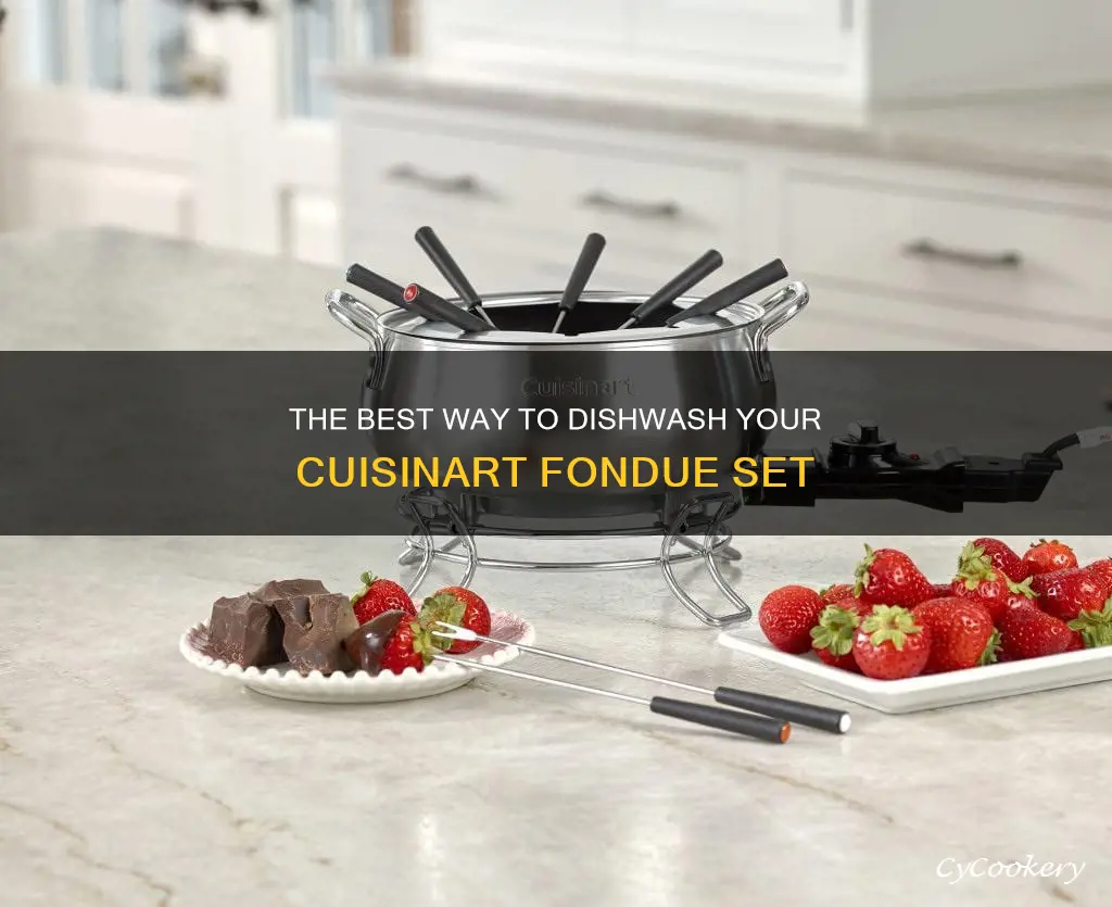 how to dishwash cusinart fondue set