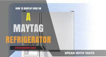 Smart Kitchen Hacks: Displaying Code on Your Maytag Fridge