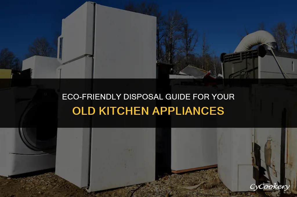 how to dispose of a dishwasher refrigerator and atove