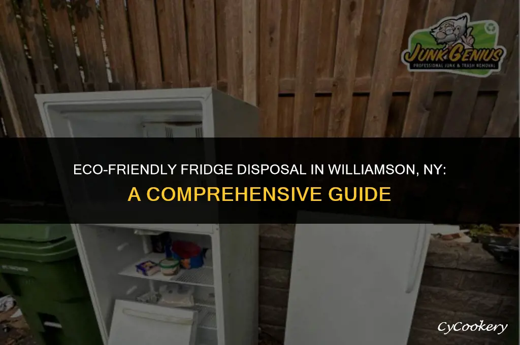 how to dispose of a refrigerator williamson ny