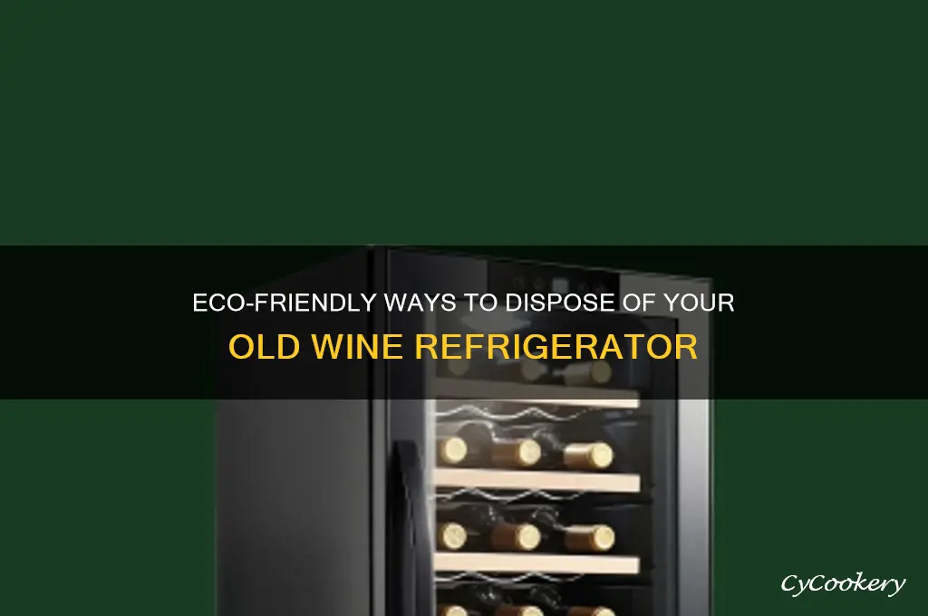 how to dispose of a wine refrigerator