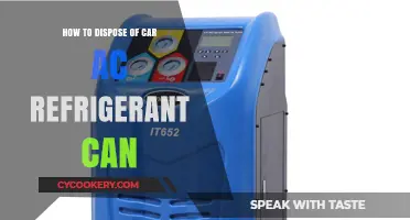 Safe and Eco-Friendly Ways to Dispose of Car AC Refrigerant Cans