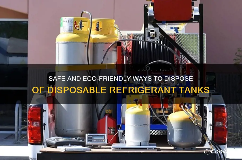 how to dispose of disposable refrigerant tanks
