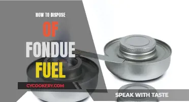 Safe Fondue Fuel Disposal: The Do's and Don'ts