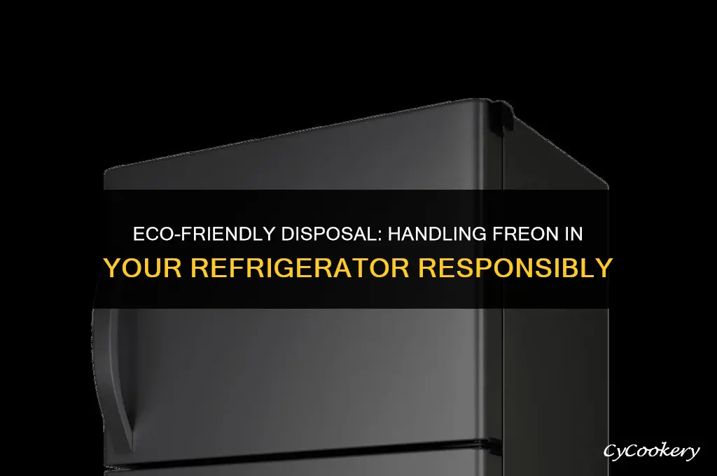 how to dispose of freon in a refrigerator