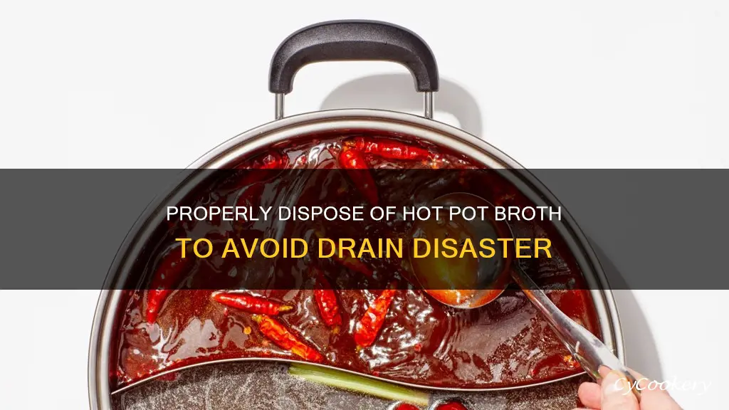 how to dispose of hot pot broth