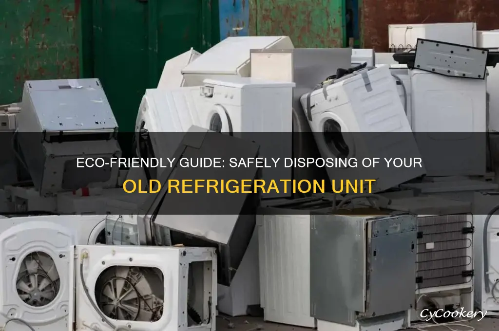 how to dispose of old refrigeration unit