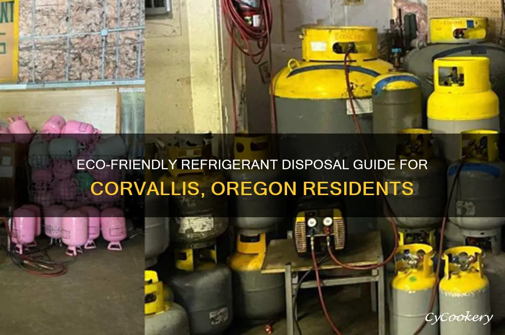 how to dispose of refrigerant oregon corvallis