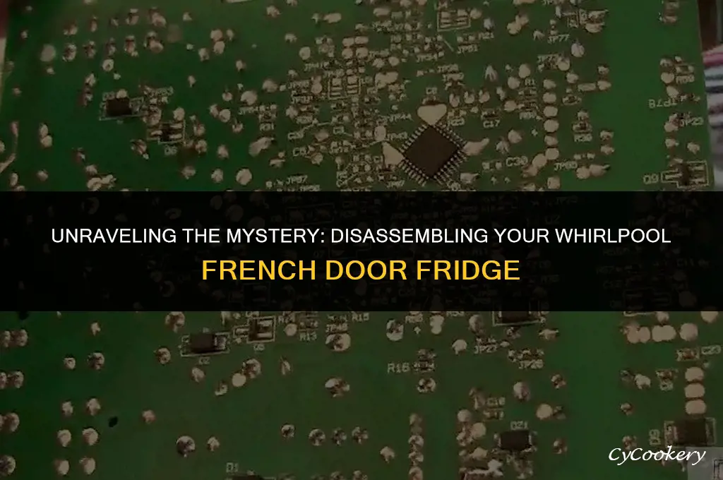 how to dissambly a whirpool refrigerator french door