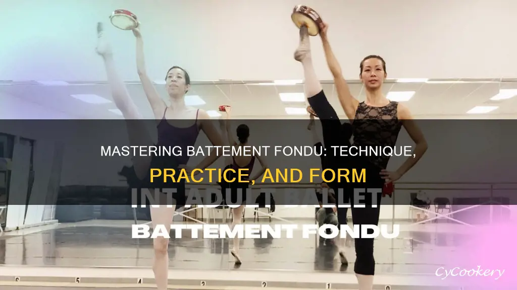 how to do a battement fondu