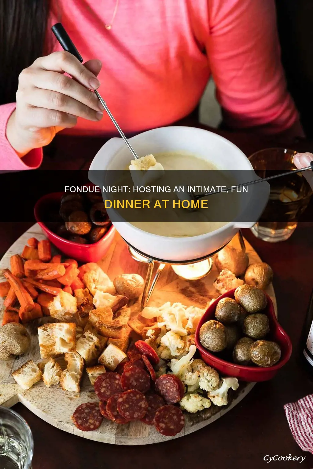 how to do an atvhome fondue dinner