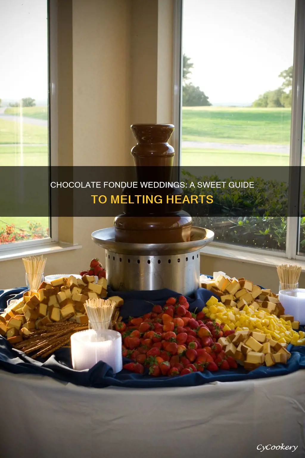 how to do chocolate fondue at weddings