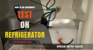 Easy Steps to Perform a Continuity Test on Your Refrigerator