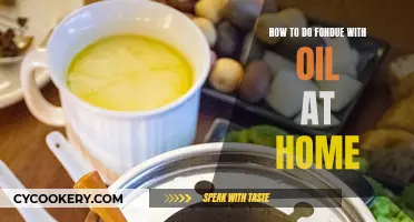 A Warm, Cheesy Delight: Oil Fondue at Home