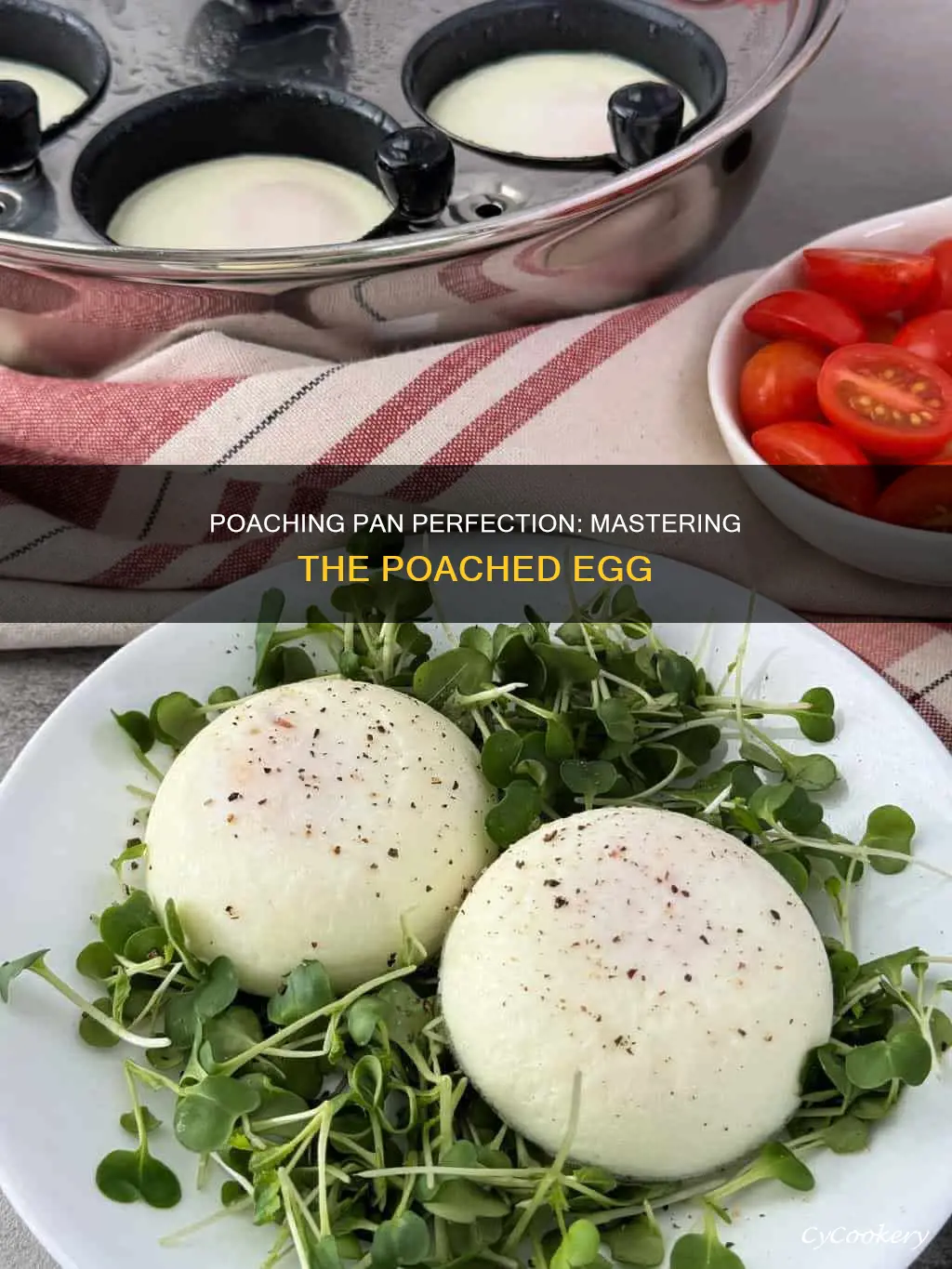 how to do poached eggs in a poaching pan