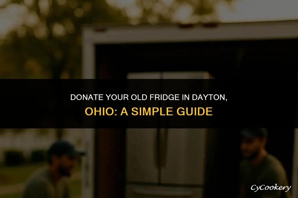 how to donate an old refrigerator dayton ohio